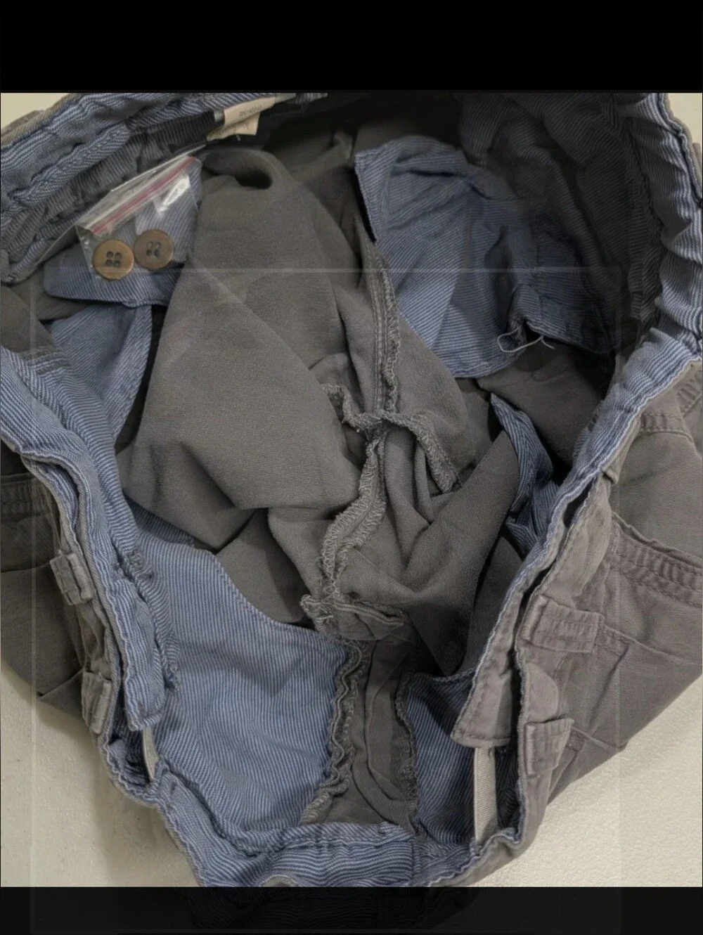 NWT The Territory Ahead Pleated Canvas Chino Pants Mens 35 / 36 Gray Rugged Trav